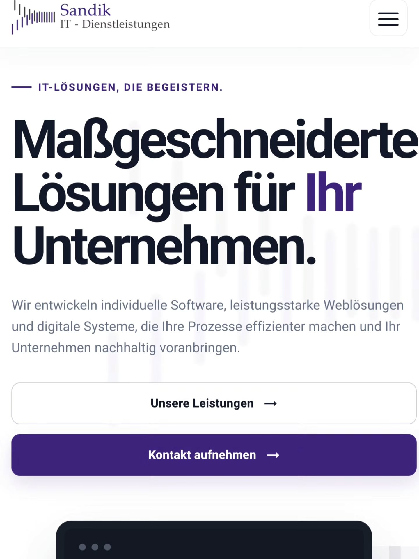 👀 Something new is coming… 💜

Unsere Website bekommt gerade ein komplettes Redesign – moderner, klarer und noch stärker 