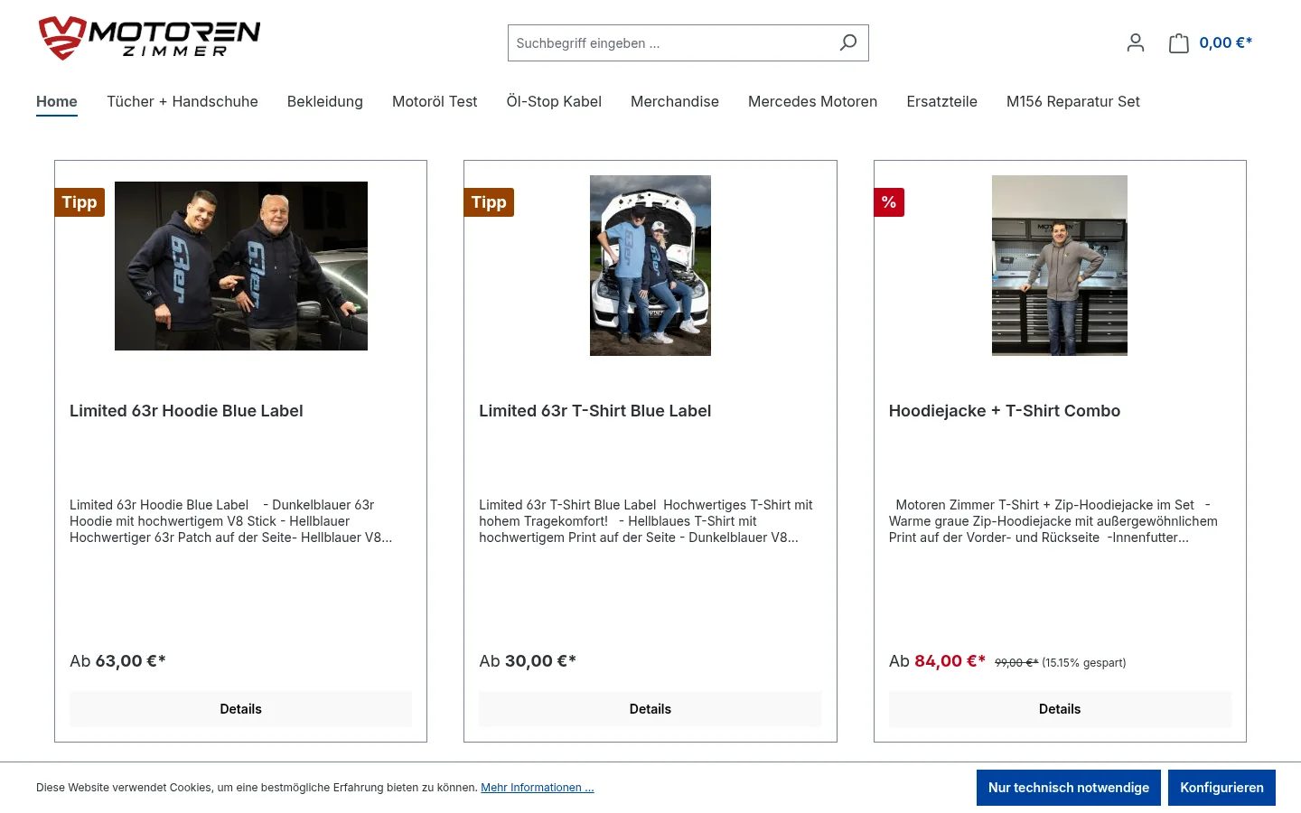 Screenshot von shop.motorenzimmer.de