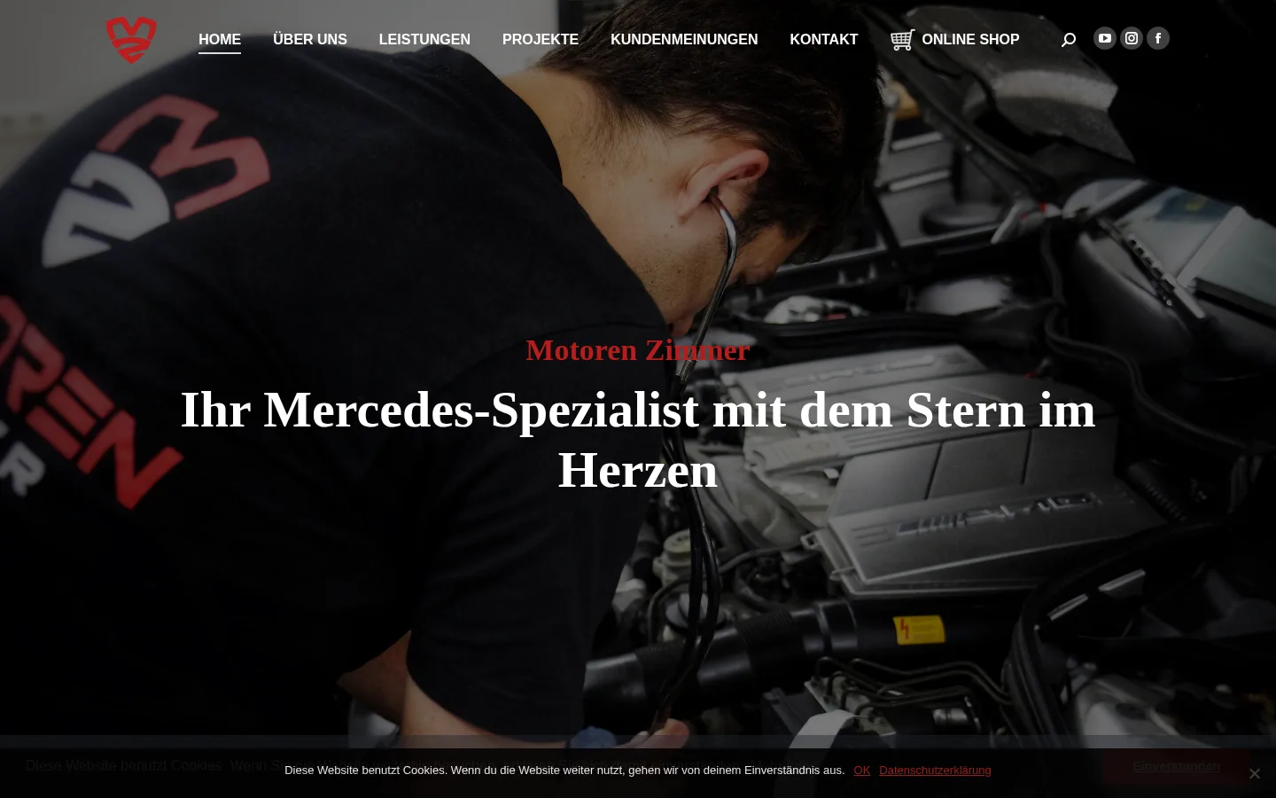 Screenshot von motorenzimmer.de